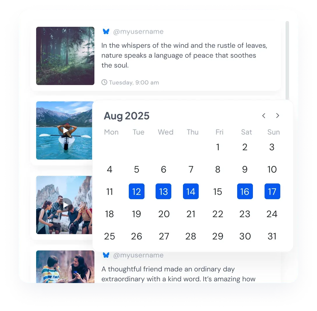 Bluesky Timeline Creation