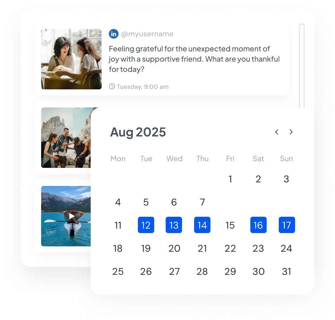 LinkedIn Social Calendar