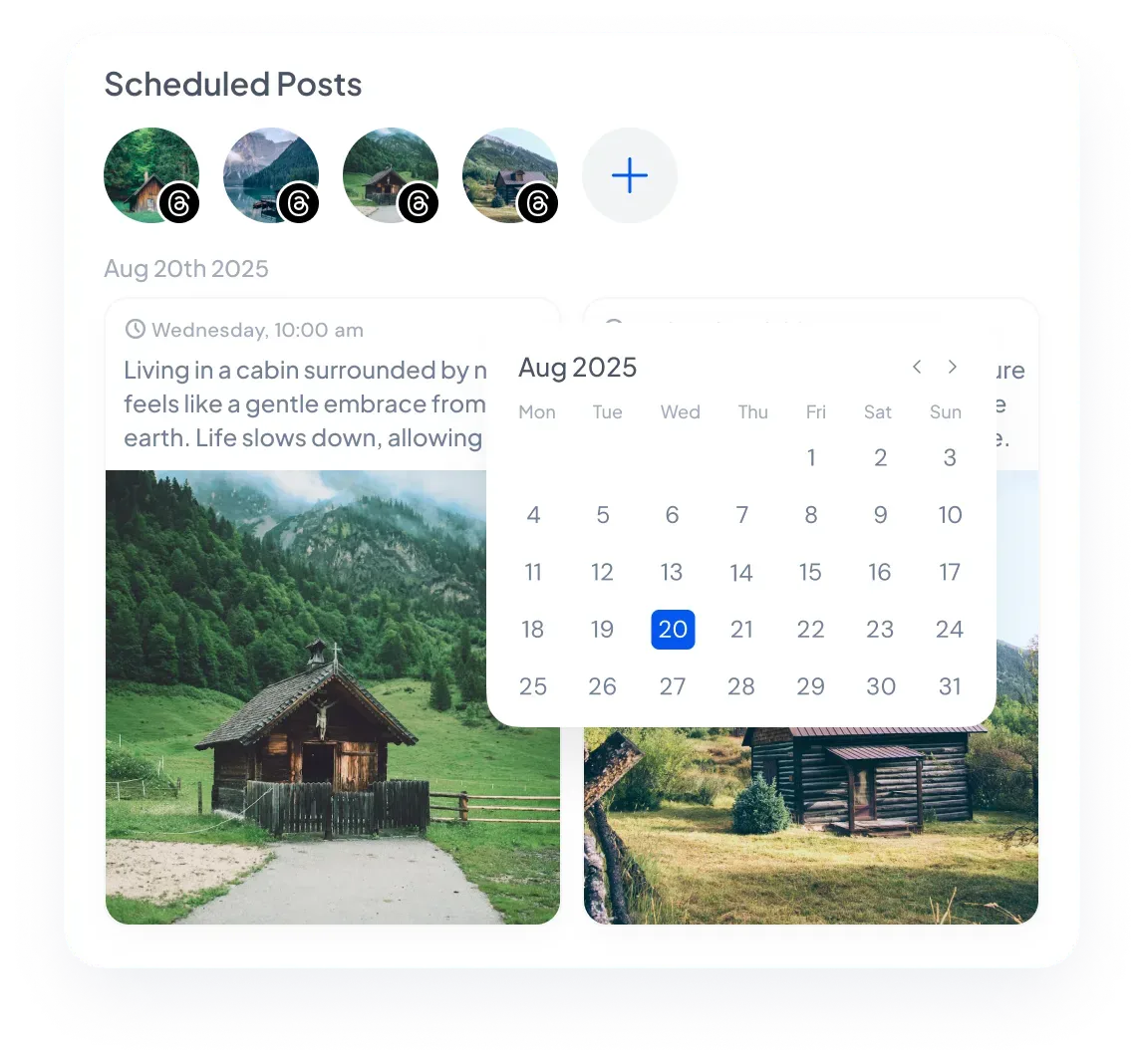 Threads Post Scheduling