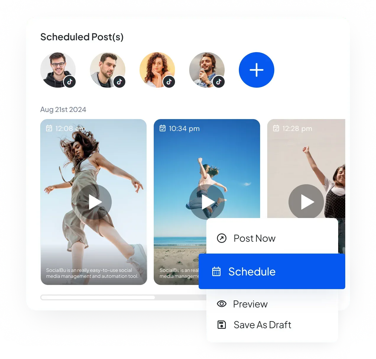 TikTok Video Scheduling