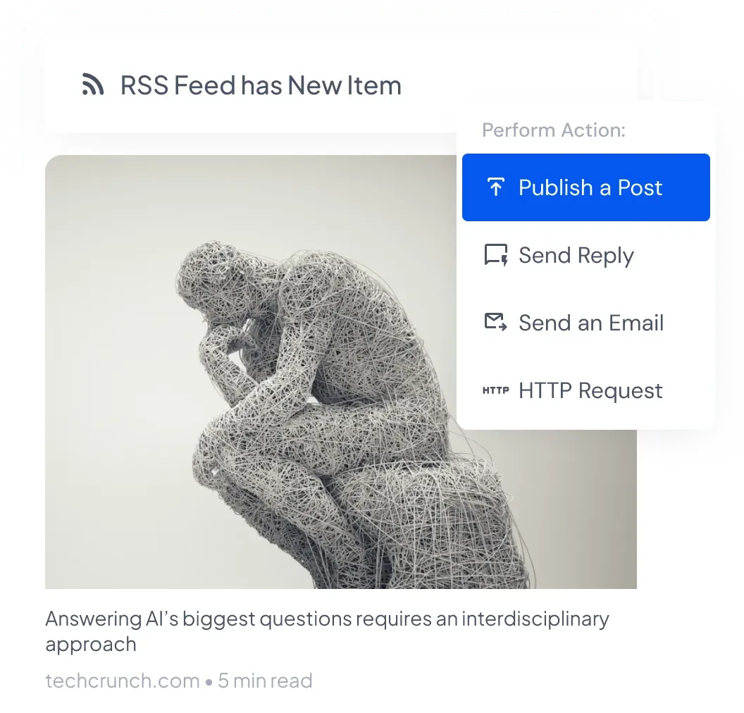Auto post from RSS feeds