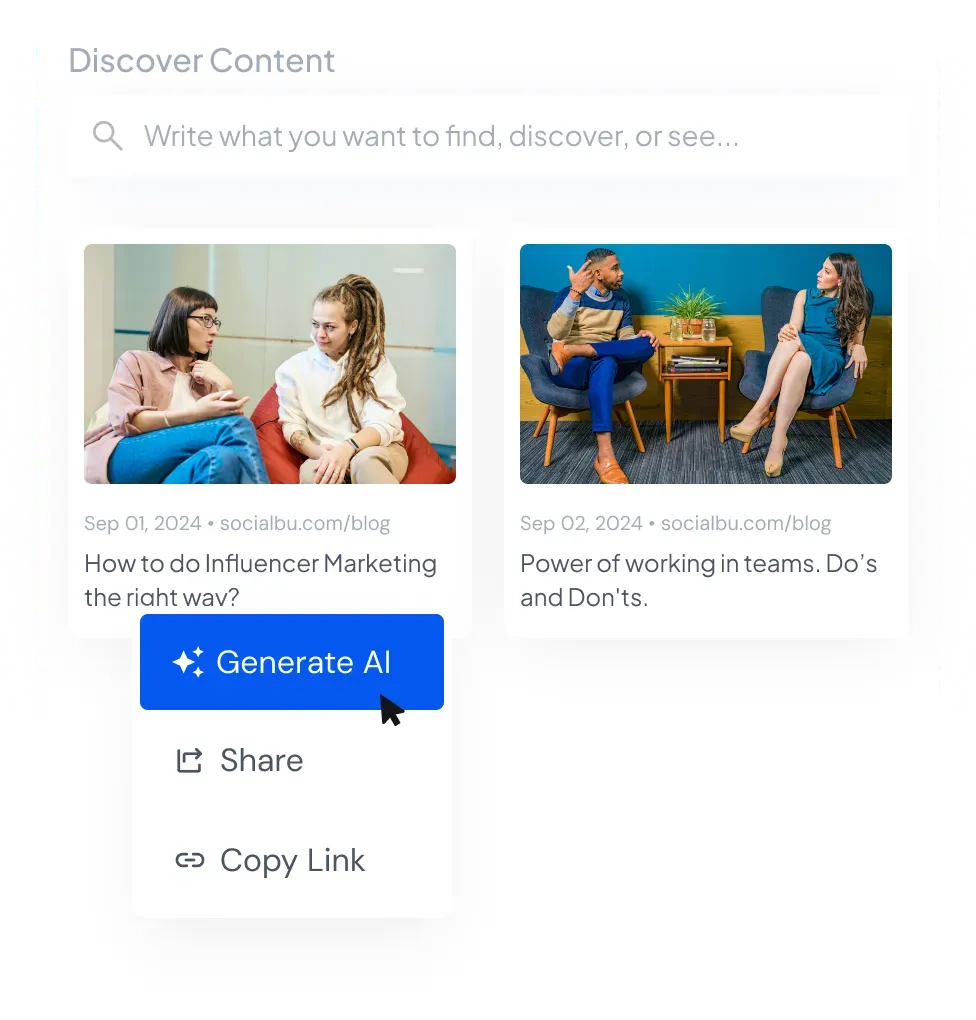 Generate Posts Using AI