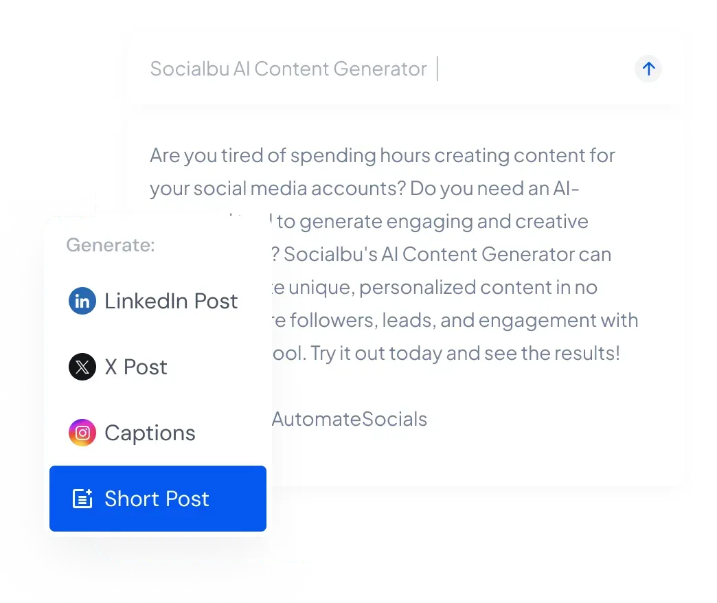 Write Short posts faster with AI