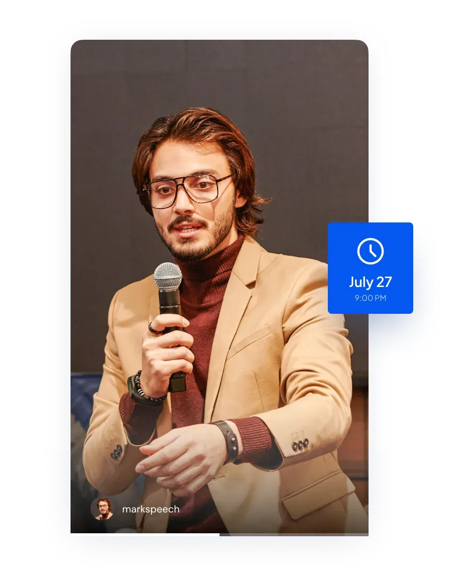 Schedule Instagram Reels